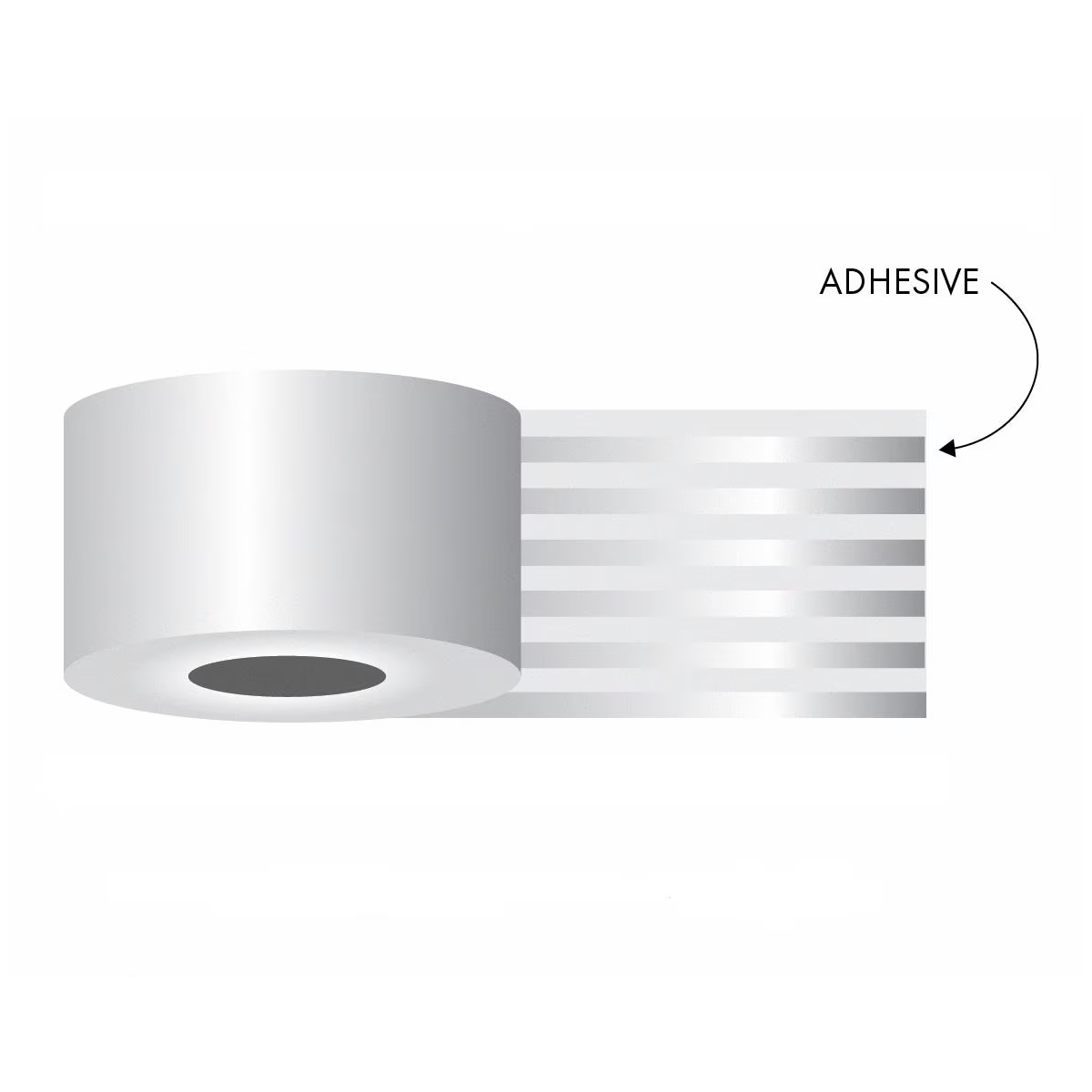 58 mm x 80 m (263') Sticky Linerless Thermal Label (36 Rolls)