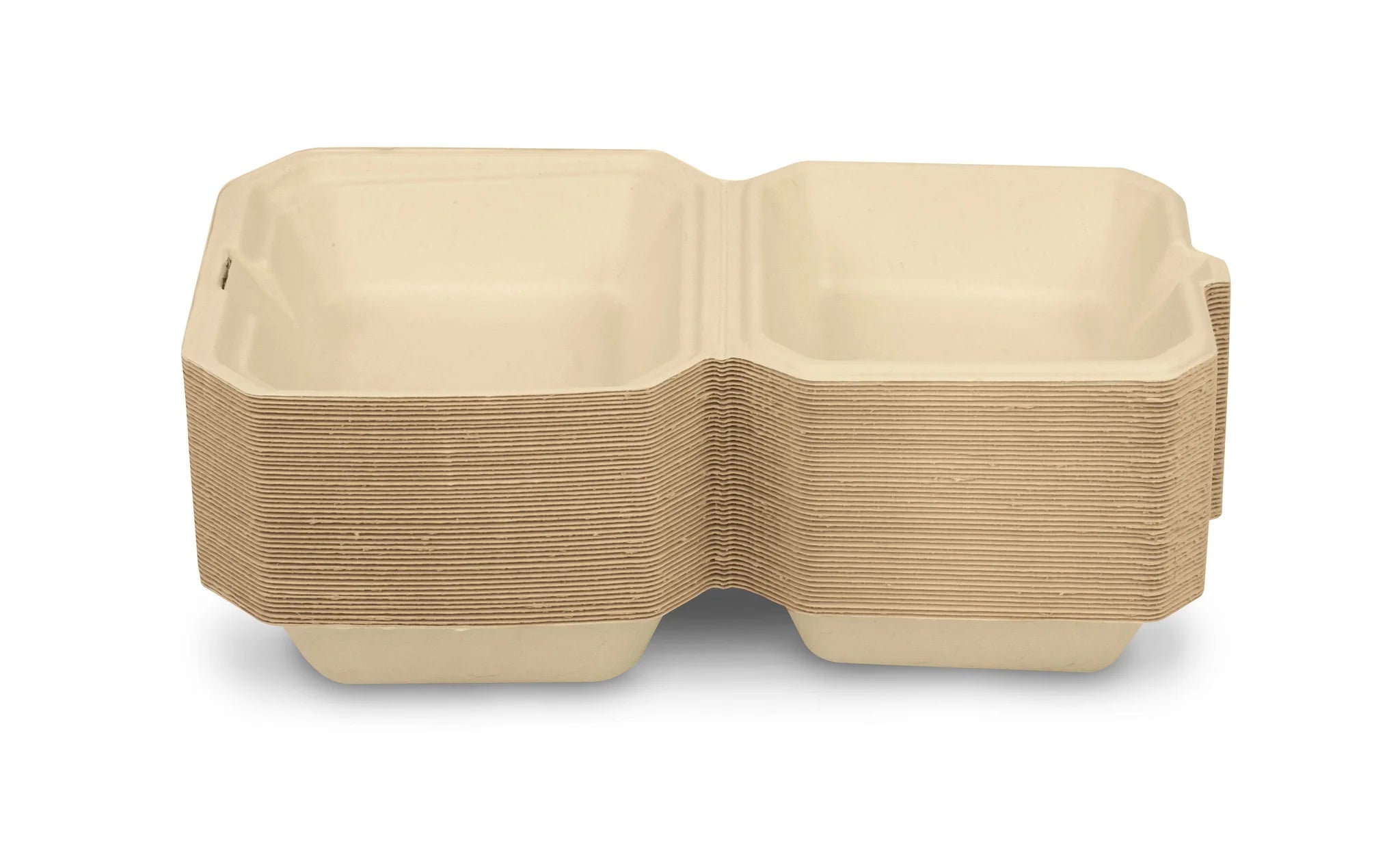 Tellus 6" x 6" Clamshell Take-Out Container