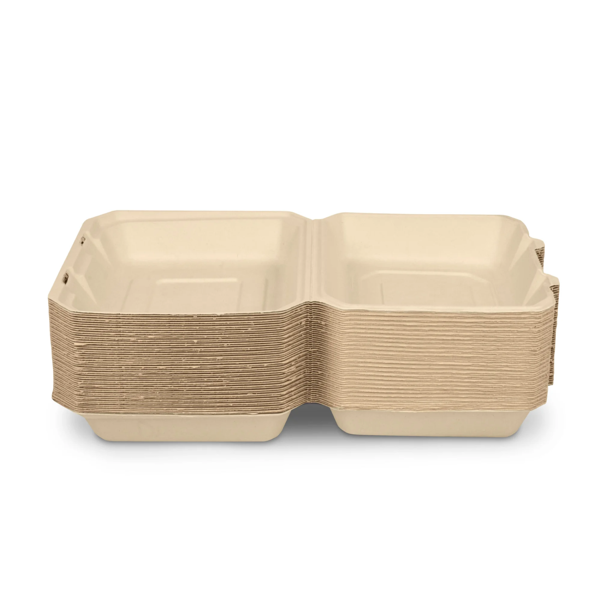 Tellus 9" x 9" Clamshell Take-out Container