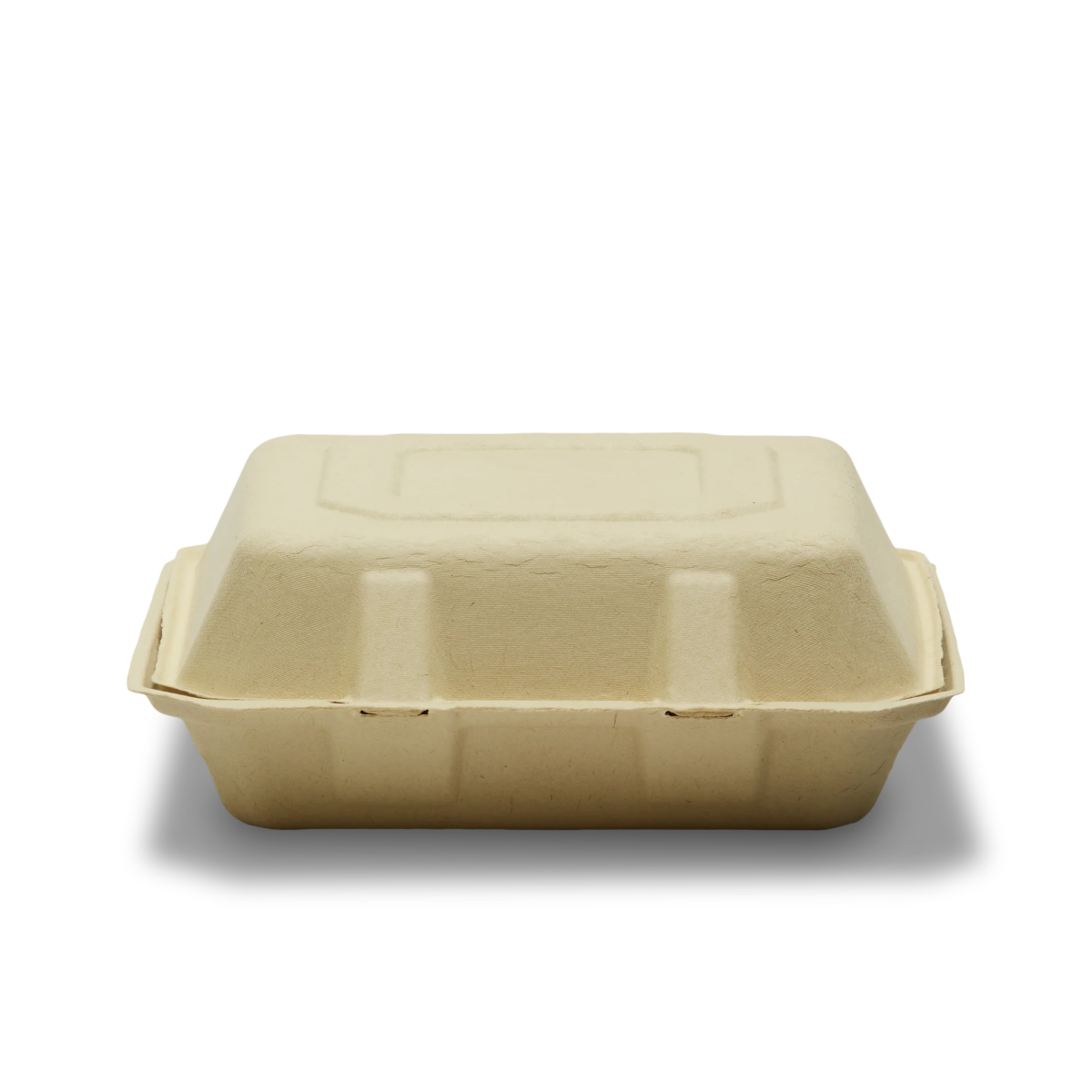 Tellus 9x9" 3-Comp Clamshell Take-out Container