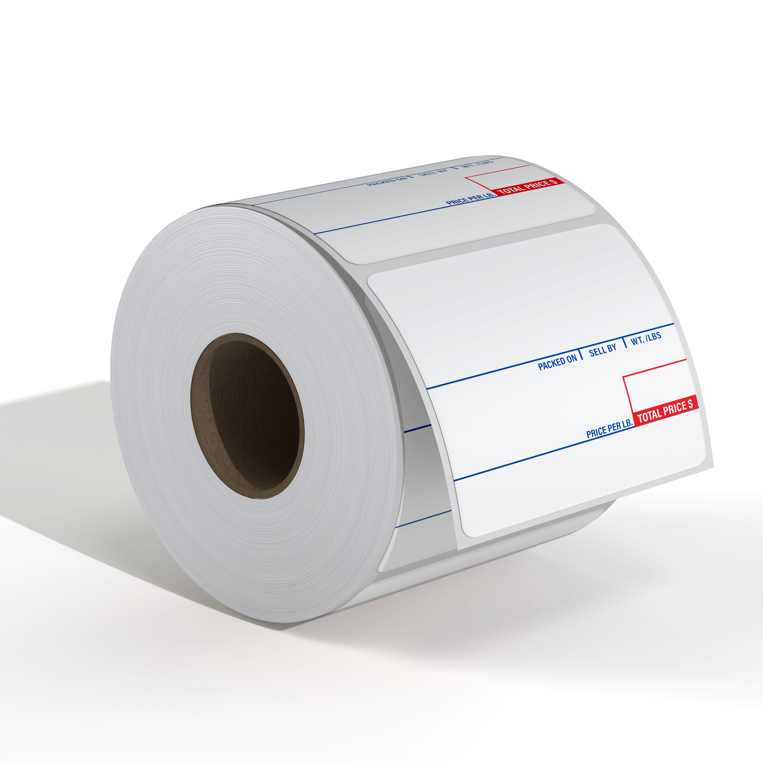 58 mm x 60 mm (UPC/Ingredients) Weigh Scale Label for CAS LP-1000 LST-8020