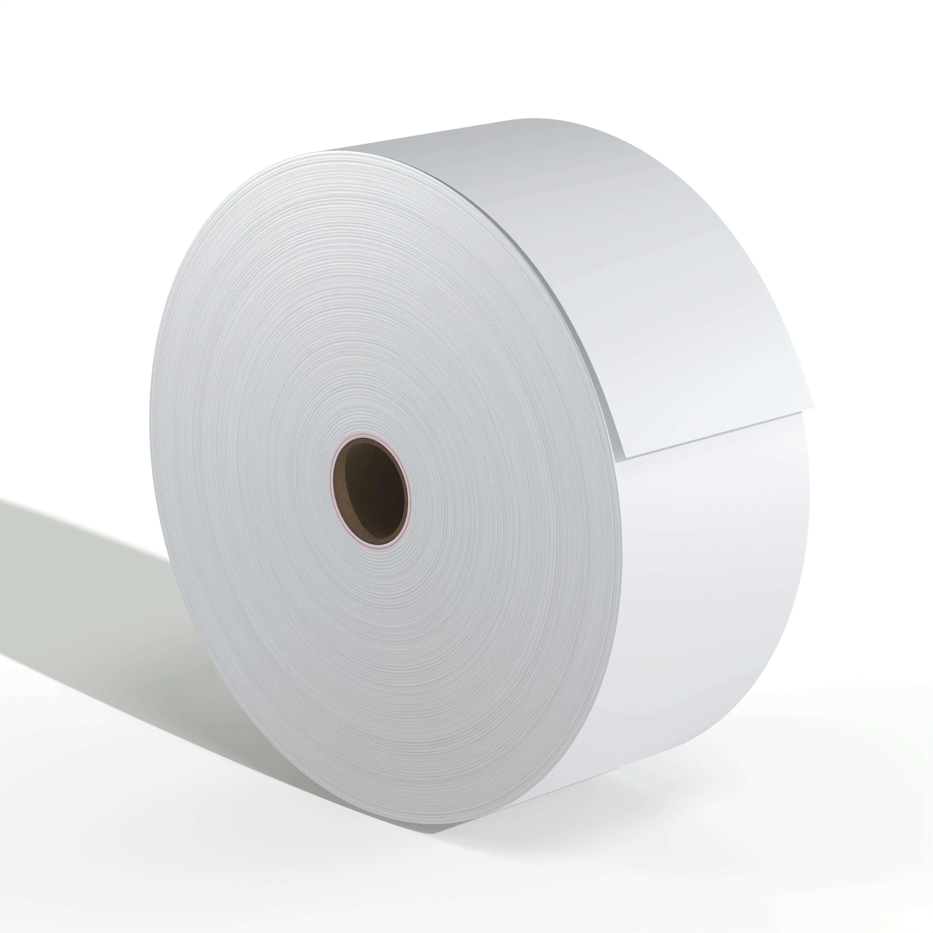 2 1/4" x 670' ATM Machine Heavyweight Thermal Paper Roll (8 Rolls)