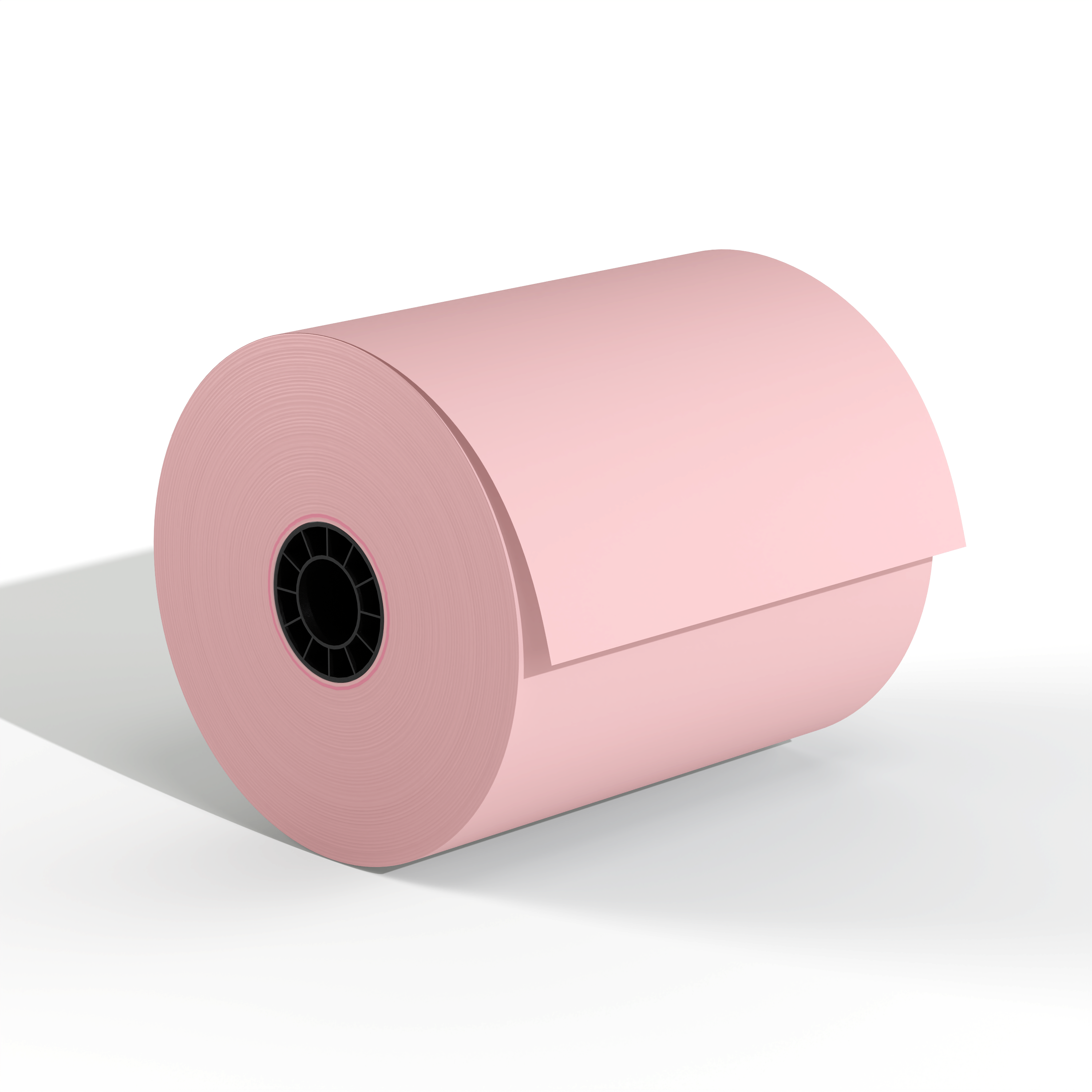 3 1/8" X 230' Pink Thermal Cash Register Paper (50 Rolls)